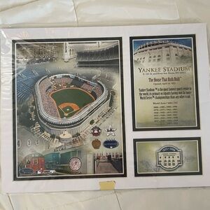 Yankee Stadium Commemorative Print